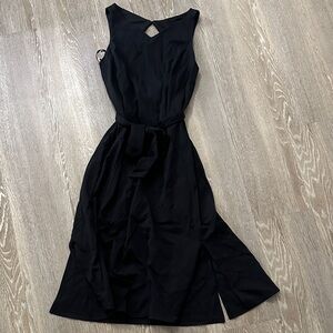 Ann Taylor Black Backless Dress